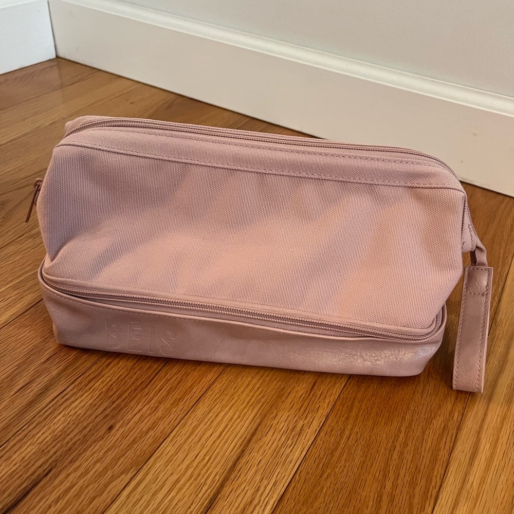 BEIS Pink Travel Dopp Kit Toiletry Bag